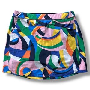 RLX Ralph Lauren Aim Printed Riviera Abstract Golf Skort